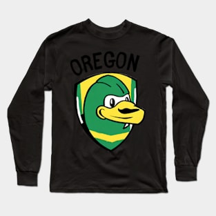 Oregon Football Spring Game Summer Camp American Football Player Long Sleeve T-Shirt